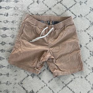 Mens vuori corduroy shorts